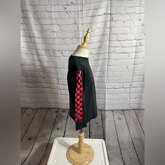 Boy's Levi's Batwing Long Sleeve Pullover Black/Red Logo Cotton Tee Size S - Picture 8 of 11